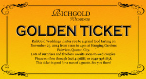 Grand Food Tasting with RichGold Weddings at Hanging Gardens